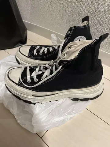 Converse All Star 블랙 통굽 스니커즈