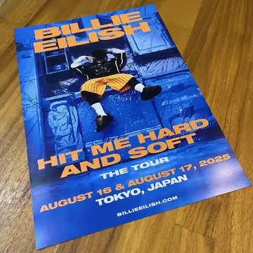 [새상품] 빌리 아이리시 Billie Eilish HMHAS 투어 포스터