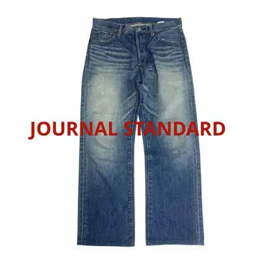 JOURNAL STANDARD 셀비지 버튼 플라이 데님 팬츠 M