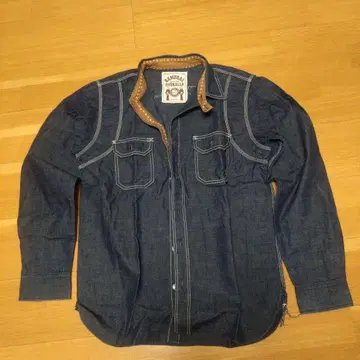SAMURAI OVERALLS 데님 긴팔 셔츠