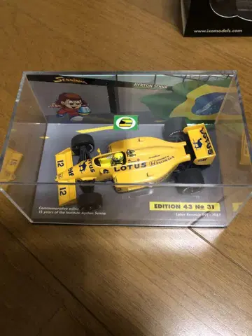 아일톤 세나 Lotus Renault 99T-1987 미니챔프스