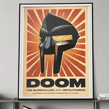 [액자 포함] A2 포스터 MF DOOM 3