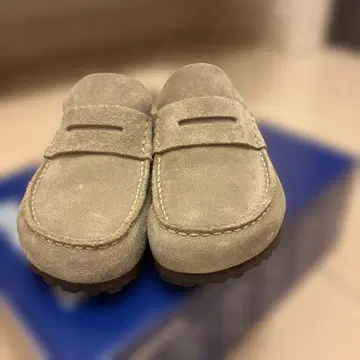 BIRKENSTOCK 네이플스 랩 스웨이드 가죽 토프 37