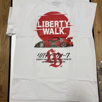 LIBERTY WALK 도쿄 하라주쿠점 한정판 티셔츠 XL 화이트