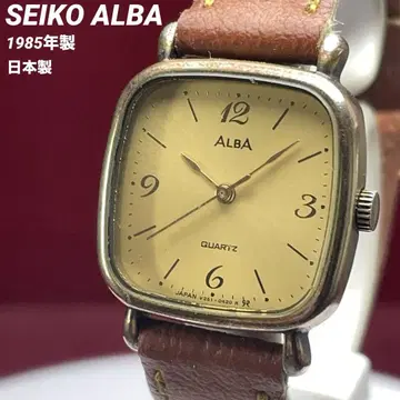 1985년 빈티지 SEIKO 알바 일본제 QZ 배터리 교환 완료 손목시계