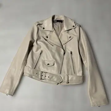 컨디션 최상 라이더 자켓 라이트 베이지 M 사이즈