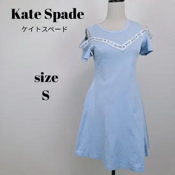 [ a1856 ] 케이트 스페이드 오프숄더 로고 원피스 160cm