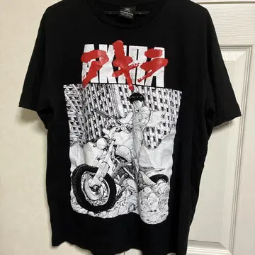 아키라 티셔츠 블랙 XL