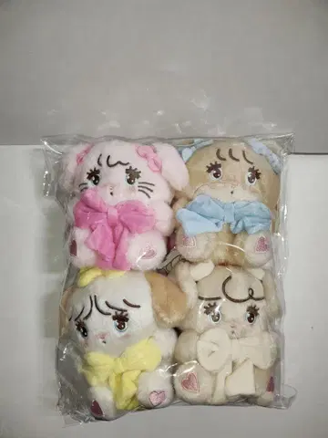 mikko 안아주는 리본 마스코트 4점