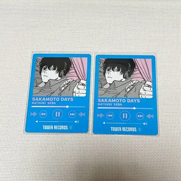 SAKAMOTO DAYS 사카모토 데이즈 뮤직 플레이어풍 카드 세트