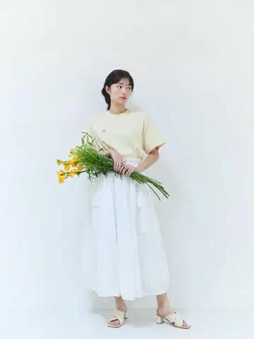 [미사용 새상품] LAVANDA 벌룬 카고 스커트 라반다 우노 미사코