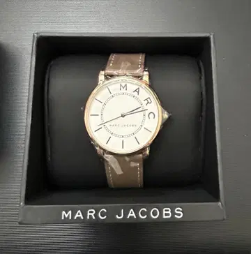 MARC JACOBS 아날로그 손목시계 화이트/브라운