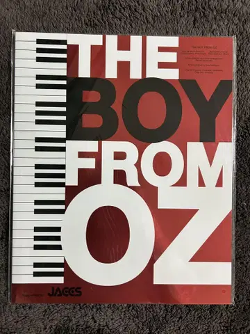 THE BOY FROM OZ 팜플렛