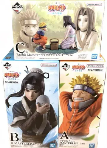 제일복권 NARUTO 파도의 나라 편 피규어 3개 세트