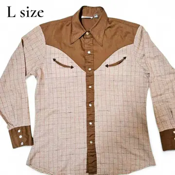 빈티지 [레어] 구제 의류 2tone 웨스턴 셔츠 71