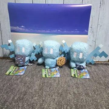마인크래프트 푹신푹신 알레이 봉제 인형 전체 종류 세트