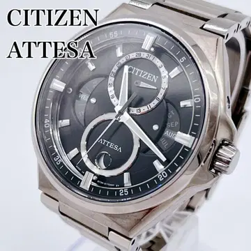 새상품급 시티즌 CITIZEN 아테사 액트 라인 문페이즈 작동