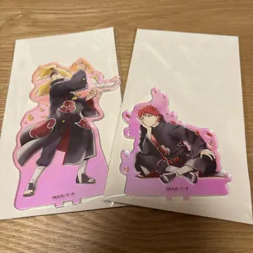 NARUTO 애니카페 데이다라 사소리 아크릴 스탠드 오로라BIG