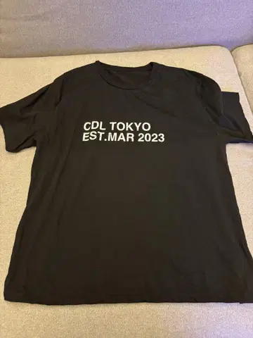cdl tokyo EST 티셔츠 블랙 M 사이즈