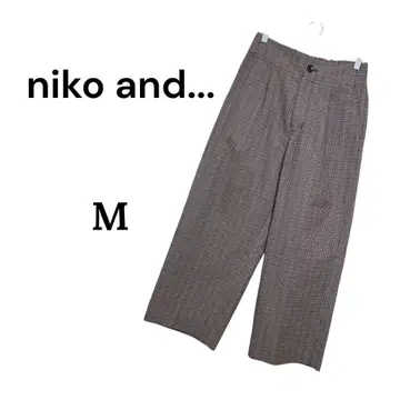니코앤드 niko and - 체크 무늬 팬츠 M