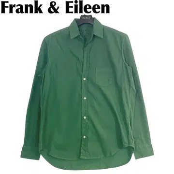 [새상품급] Frank&Eileen 긴팔 스키퍼 셔츠 XXS 그린