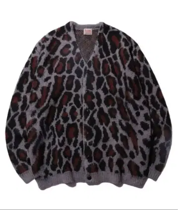 PENNY SxFREAKIS STORE 모헤어 레오파드 가디건