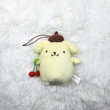 레어 새상품급 폼폼푸딩 체리 마스코트 봉제 인형