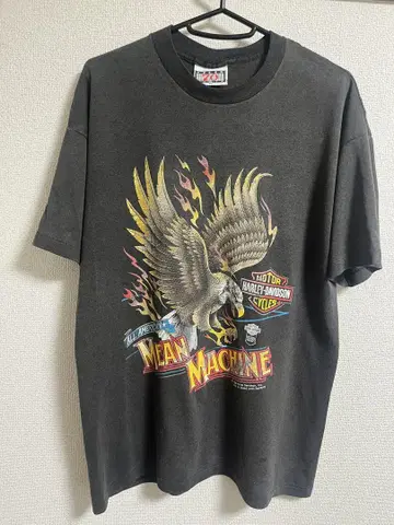 80s Harley-Davidson Mean Machine 티셔츠