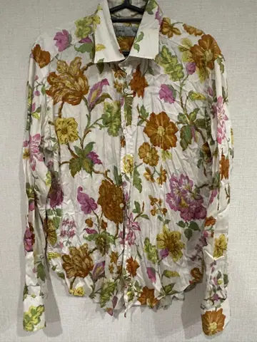 ETRO 꽃무늬 긴팔 셔츠 M 사이즈
