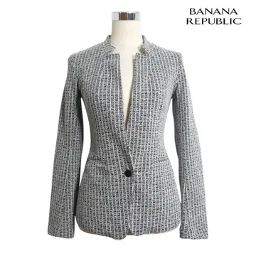BANANA REPUBLIC 테일러드 자켓 얇은 소재 스트레치 XS