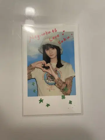 노기자카46 NOGI CAFE 폴라로이드풍 스티커 엔도 사쿠라