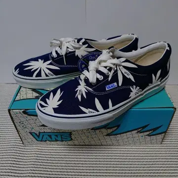 VANS 네이비 잎사귀 패턴 스니커즈 V95R ERA NAVY LEAF