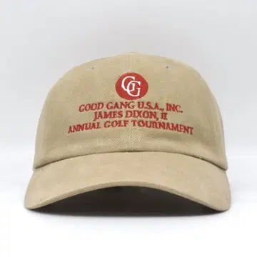 90-00년대 빈티지 GOODGANG USA 기업 자수 캡 구제 의류
