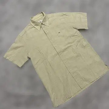 LACOSTE 반팔 셔츠 베이지 사이즈 2