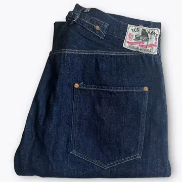 [ W34 ] TCB JEANS No.2 데님 팬츠 서스펜더 버튼