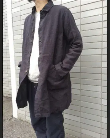 HURRAY HURRAY 린넨 셔츠 코트 프레이프레이