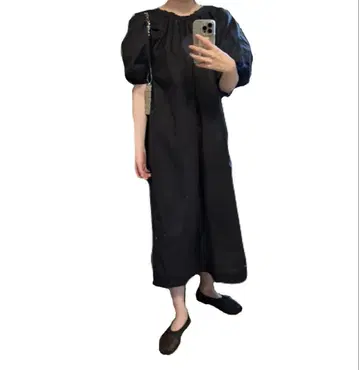 Mila Owen 뒤 리본 코쿤 개더 원피스
