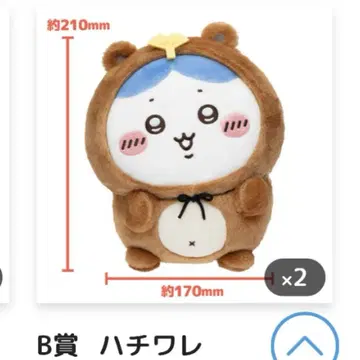 치이카와 (먼작귀) 너구리인걸 복권 B상 하치와레