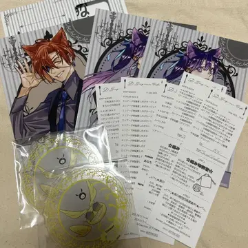 D.Gray-man 디그레 카페 아크릴 코스터 팀 캠피