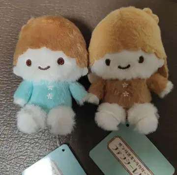 산리오 캐릭터즈 팬시 레트로 앉은 모습 콩알 봉제 인형 키키라라
