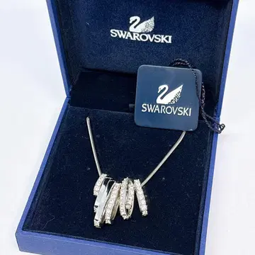 SWAROVSKI 스와로브스키 실버 큐빅 목걸이
