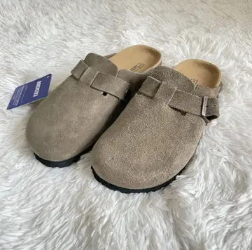 BIRKENSTOCK 그레이 스웨이드 샌들