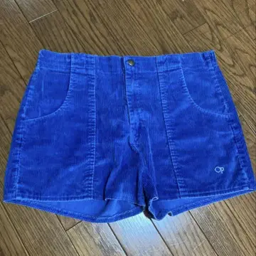 OP 코듀로이 숏팬츠 M 파랑