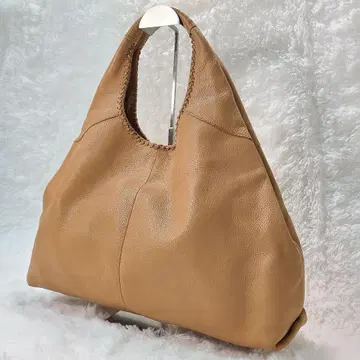 BANANA REPUBLIC 베이지 가죽 뜨개질 토트백