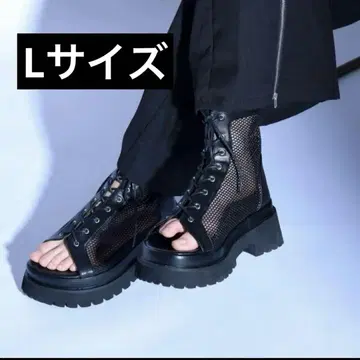 엘르노 로제트 젠더리스 메쉬 부츠 샌들 L 사이즈