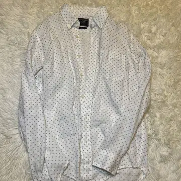 Abercrombie & Fitch 도트 무늬 셔츠 L 상당