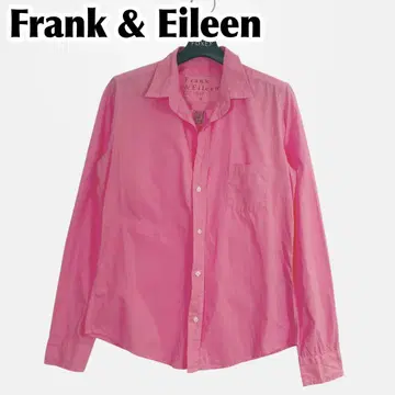 [새상품급] Frank & Eileen 긴팔 스키퍼 셔츠 S 핑크