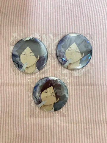 하이큐!! 홀로그램 캔뱃지 잘 먹겠습니다! 스나 린타로