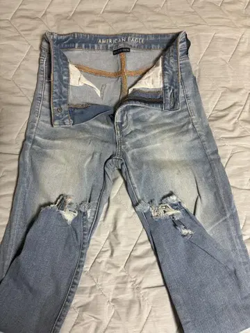 AMERICAN EAGLE 데미지 스키니 청바지 아메리칸 이글