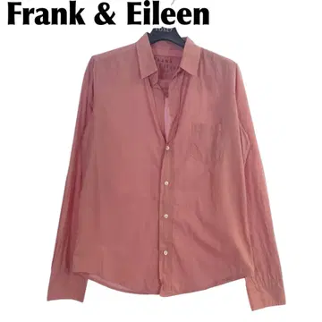 [새상품급] Frank & Eileen 긴팔 스키퍼 셔츠 S 더스티 핑크